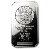 Silvertacka 1 oz - Sunshine - Begagnad i gott skick