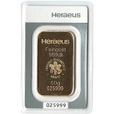 Guldtacka 50 gram - Heraeus