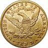 Amerikansk Liberty Gold Eagle - $10 - 15,046 gram guld