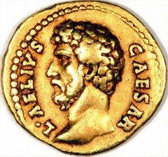 Romerskt guldmynt