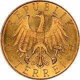 Österrikisk 25 schilling - 5,29 gram guld