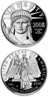 Amerikansk Platina Eagle - 1 oz