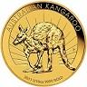 Australiensisk Guld Kangaroo Nugget - 1 oz - Varierande årtal