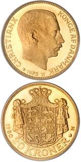 Dansk 20 Kroner - 8,065 gram guld