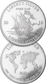 Liberty Silver Mynt - 1 oz