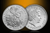 Brittisk Silver Britannia - 1 oz - Varierande årtal