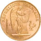 Fransk 20 Franc Genius - 5,806 gram guld