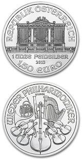 Österrikisk Silver Philharmonic - 1 oz Varierande årtal