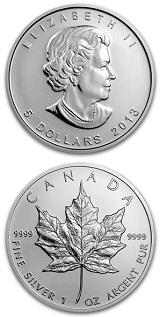Kanadensisk Silver Maple - 1 oz Varierande årtal