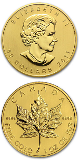 Kanadensisk Guld Maple Leaf - 1 oz - Varierande årtal