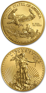 Amerikansk Gold Eagle - 1 oz - Varierande årtal