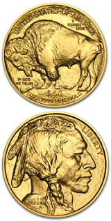 Amerikansk Gold Buffalo - 1 oz - 2015