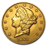 Amerikansk Double Eagle - $20 - Liberty Head - 30,09 gram guld 