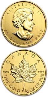 Kanadensisk Gold Maple - 1/2 oz - Varierande årtal