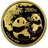 Kinesisk Guld Panda - 1/2 oz - Varierande präglingsår