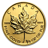 Kanadensisk Guld Maple Leaf - 1/4 oz - Varierande årtal