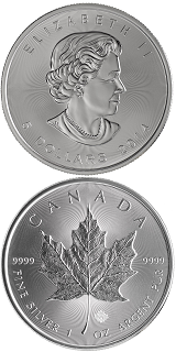 Kanadensisk Silver Maple - 1 oz 2014 DO NOT USE