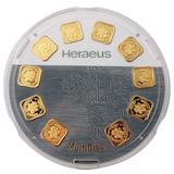 Guldtacka 10 x 1 gram - Heraeus Multi Disc