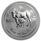 Australiensiska Silver Lunar-serien - 10 oz - Varierande årtal