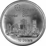 Kanada 10 Dollar Olympiskt Silvermynt - 44,95 gram