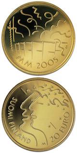 Finsk Guld 20 EUR - 1/20 oz