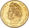 Fransk 20 Franc - Louis Philippe I - 5,806 gram guld