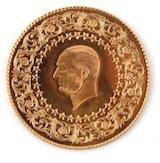 Turkisk 100 Kurush - 6,39 gram guld