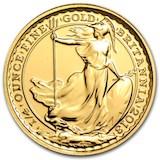 Brittisk Guld Britannia - 1/4 oz - Varierande årtal