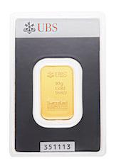 Guldtacka 10 gram - UBS