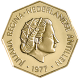 Nederländska Antillerna 200 Gulden - 7,155 gram gold