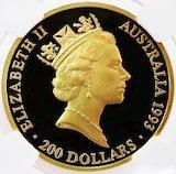 Australien 200 dollar Olympics - 15,41 gram gold