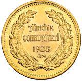 Turkisk 50 Kurush - 3,30 gram guld