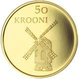 Estland 50 Krooni - 8,64 gram guld