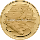 Australien 20 Cent - 24,56 gram guld