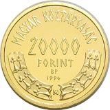 Ungersk 20 000 Forint - 6,88 gram guld
