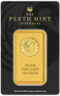 Guldtacka 100 gram - Perth Mint - Präglad