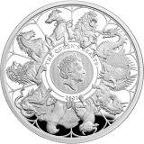 Brittisk Queen's Beasts Silvermynt - 2 oz - Varierande motiv och årtal