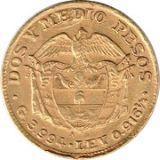 Colombia 2½ Pesos - 3,66 gram guld