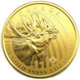 Kanadensisk Gold Maple Moose - 1 oz  - 2019