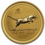 Australiensiska Guld Lunar Serien - 1 oz - 1998 - Year of the Tiger