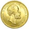 Svensk 10 Kronor - Oscar II - 4,031 gram guld