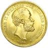 Svensk 10 Kronor - Oscar II - 4,03 gram guld