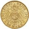 Tysk 20 Mark - 7,166 gram guld