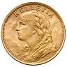 Schweizisk 20 Franc - 5,81 gram guld