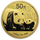 Kinesisk Guld Panda - 1/10 oz